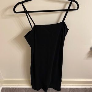 Topshop Body-Con Midi Dress Size 10 Color Black